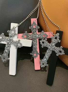 原创设计大十字架项链 十字礼赞cos万圣节暗黑哥特修女lolita女仆