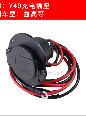 STAR EV益高观光车充电插座含线含保护开关Y40充电插座2RC060