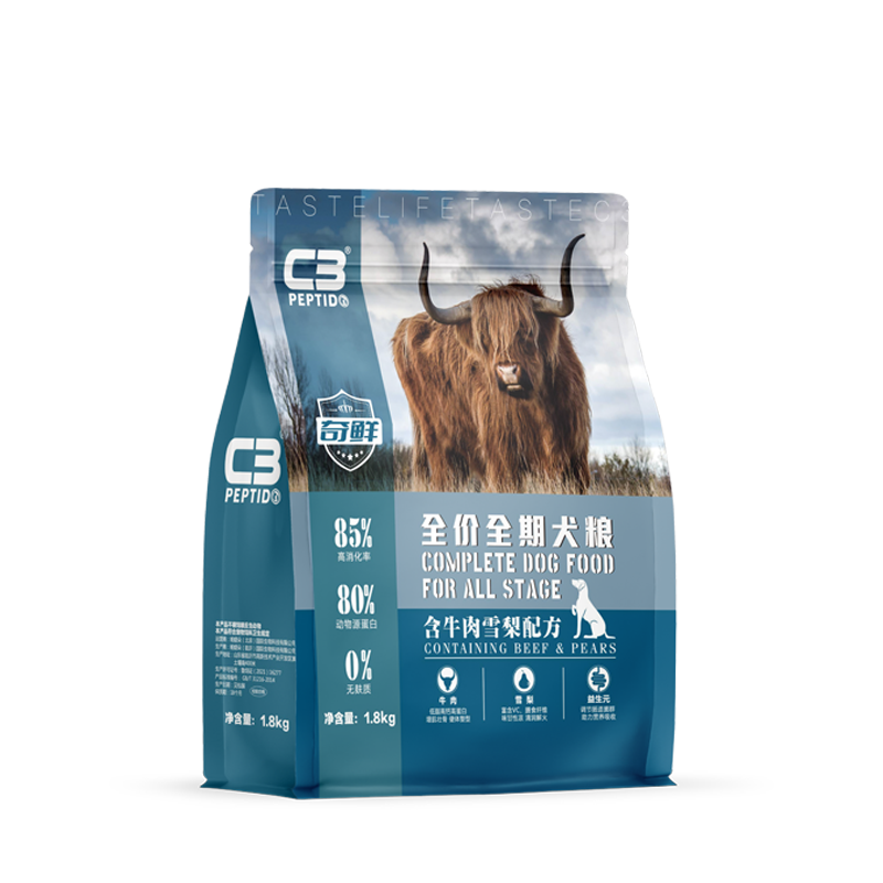 C3帕缇朵通用成犬幼犬粮奇鲜系列全价配方犬粮鸡肉蔓越莓牛肉雪梨