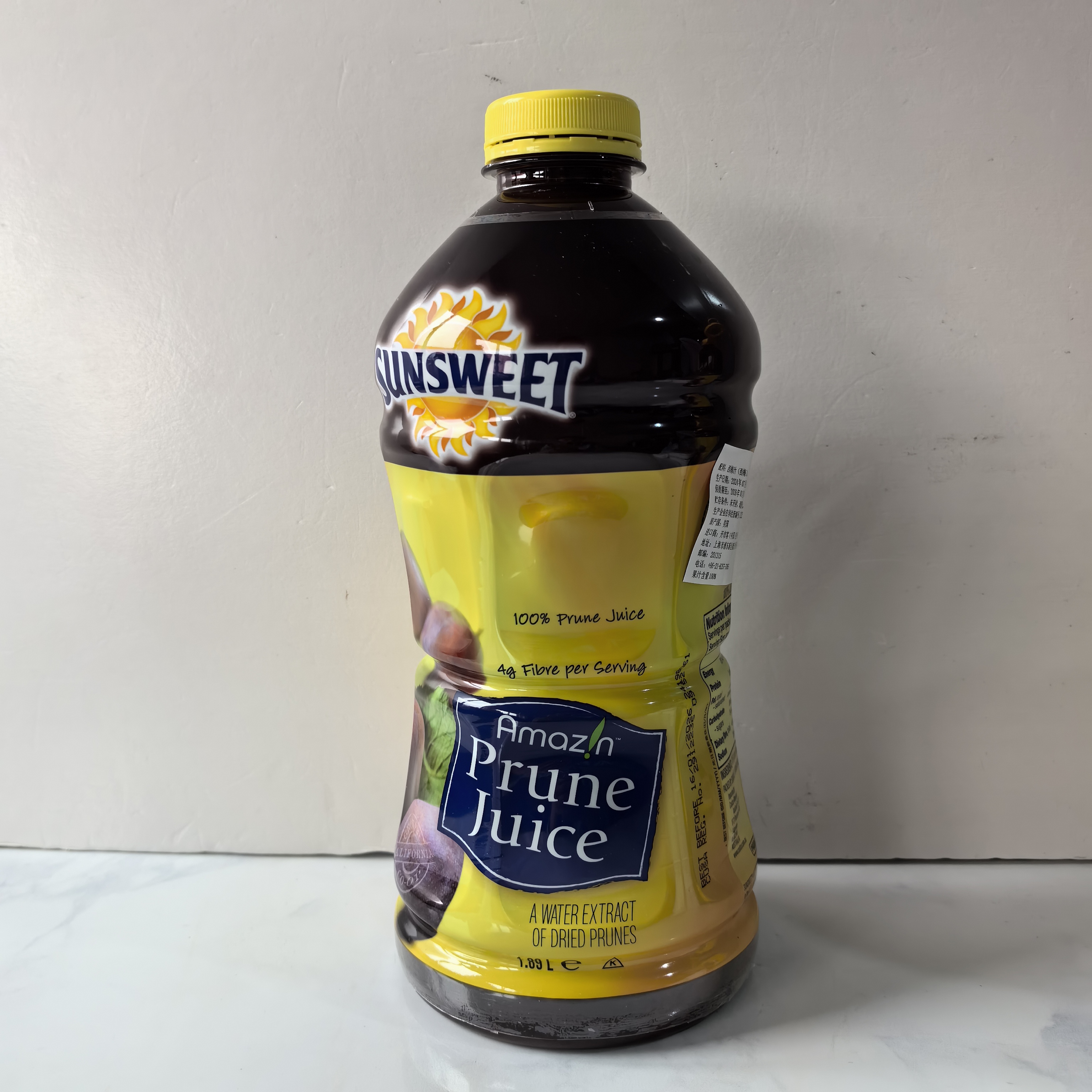 开市客代购 美国进口SUNSWEET西梅汁1.89L无添加果汁