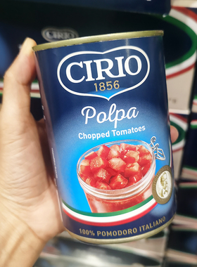 23年8月产 开市客代购 chopped tomatoes茄意欧碎番茄罐头