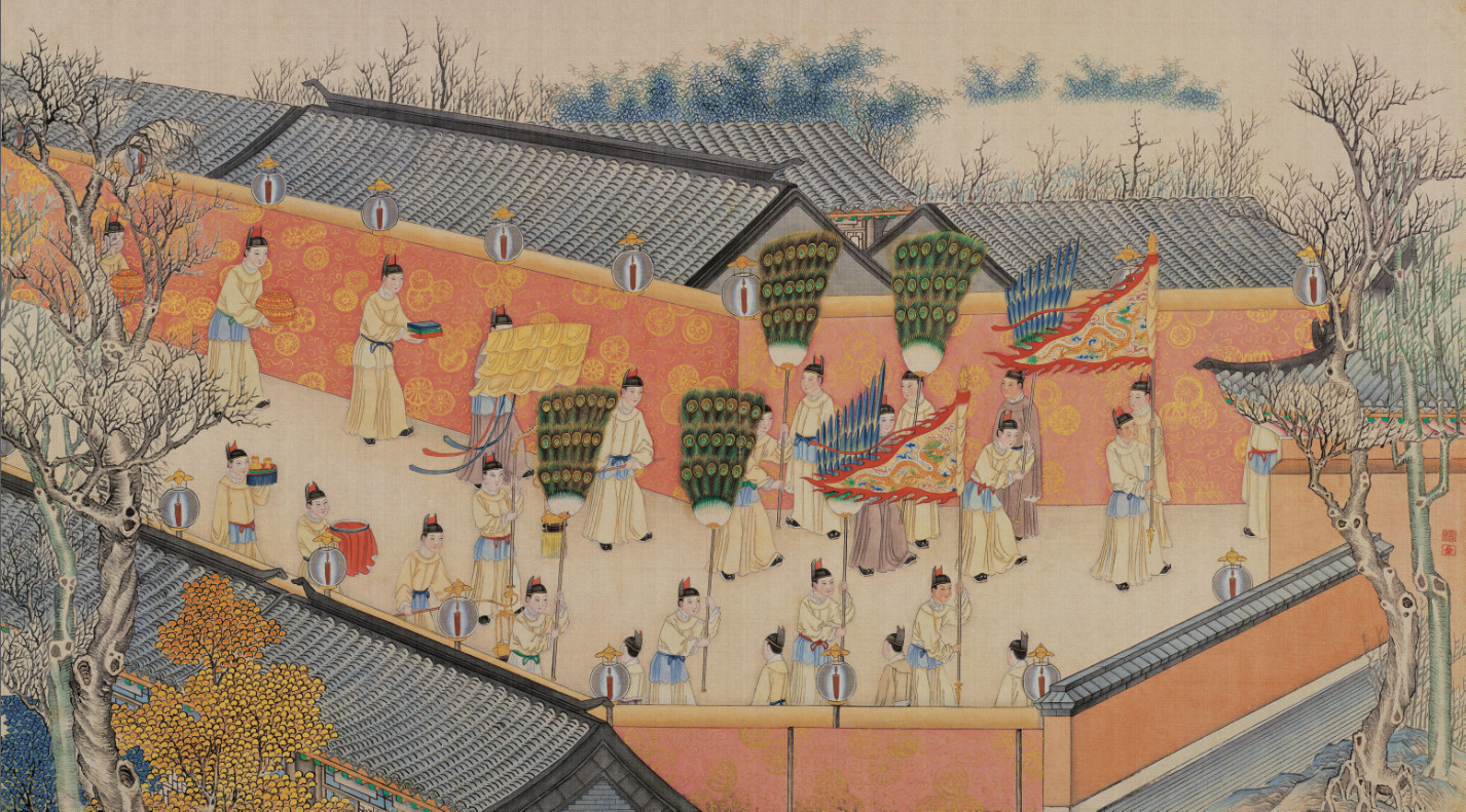 新品清 孙温 红楼梦插画工笔画人物全套高清微喷复制临摹