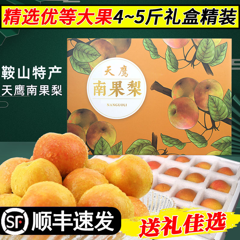 天鹰南果梨海城南国梨精品礼盒鞍山特产皮薄汁多当季新鲜水果