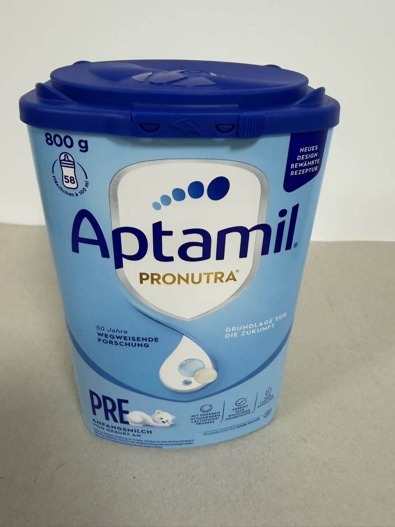 Aptamil pre德国原装爱他美奶粉进口蓝罐pre段直邮2罐1箱包邮包税