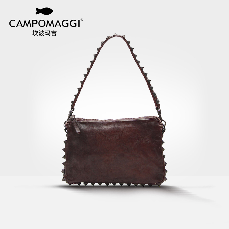 campomaggi¿²²¨Â꼪 Òâ´óÀû¸´¹Å ÊÖ¹¤Å£Æ¤Ã¶¤×°ÊÎÊÖÌáб¿æ°ü