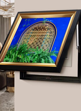 穹顶建筑电表箱遮挡画家用酒店画