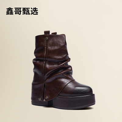 【鑫哥甄选·10-16厘米】·2024秋冬百搭时尚尖头款时装长靴