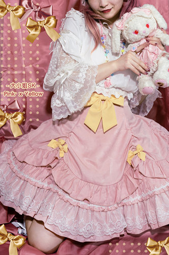 lolitaBOGUTA高腰半身裙显瘦收腰