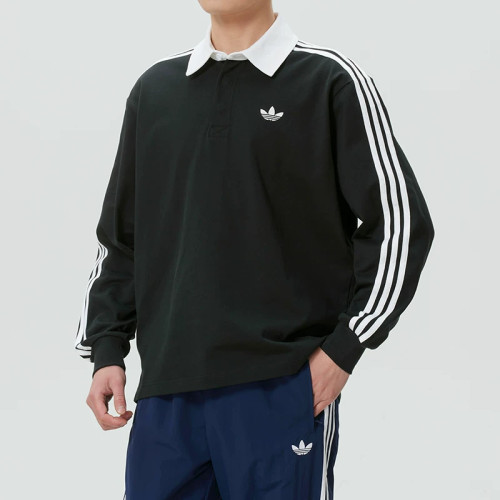阿迪达斯三叶草男宽松POLO衫