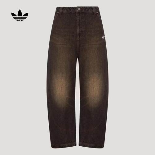 adidas阿迪达斯三叶草男子2026冬季新款运动休闲长裤牛仔裤KX3179