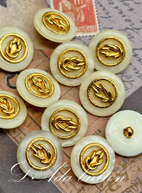 M130 21mm欧洲经典设计复古钮扣 温柔的时间