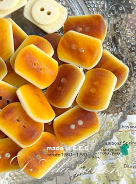 M118 23mm祖母的面包复古纽扣 EEC旧時代欧洲制造