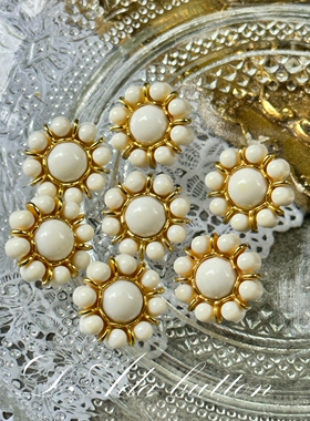 jp8  18mm日本创作常用复古纽扣 经典赫本风格