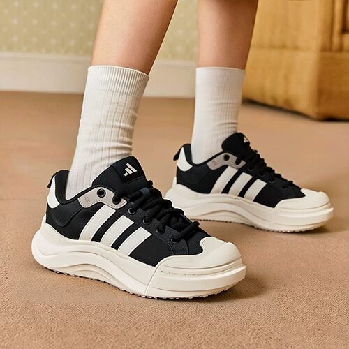 阿迪达斯女鞋男鞋情侣2026秋季新款Adidas厚底运动鞋潮流低帮板鞋