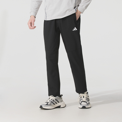 adidas阿迪达斯梭织长裤男装新款运动裤跑步训练健身裤KC2877