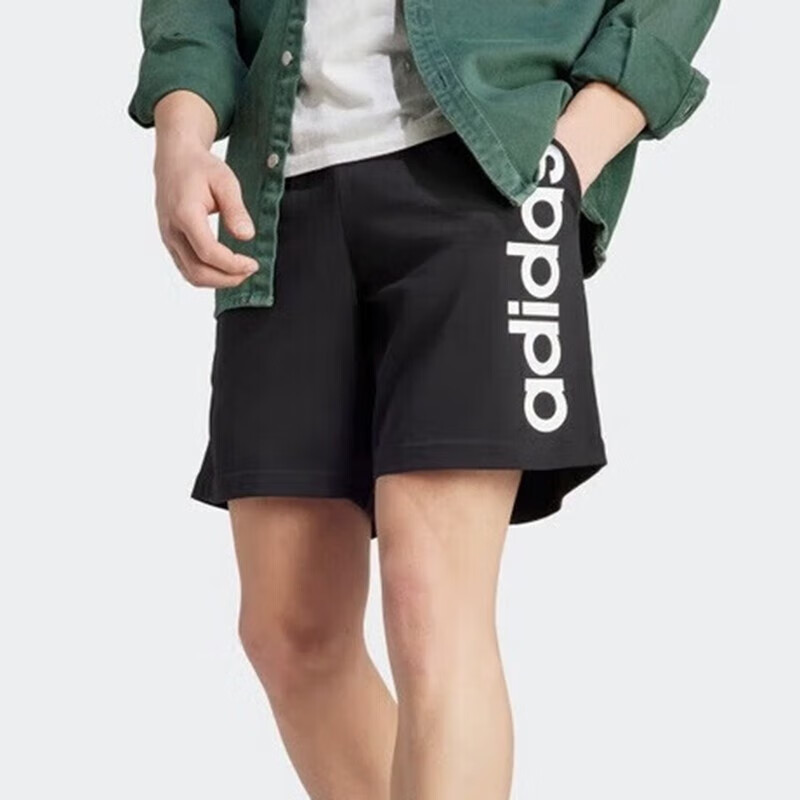 adidas阿迪达斯运动裤男2023秋季新款休闲裤健身短裤五分裤IC0062