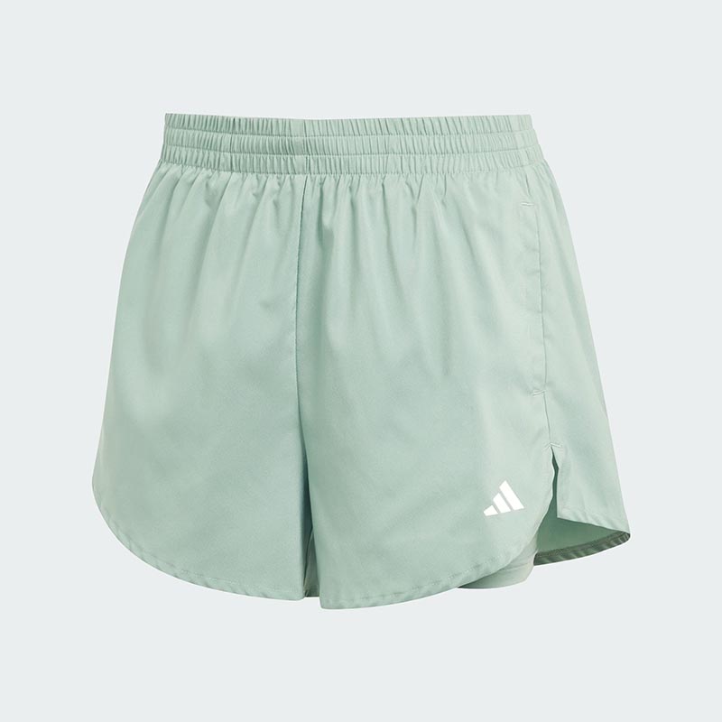 adidas女裤2025夏季新款二合一运动裤健身跑步训练透气短裤