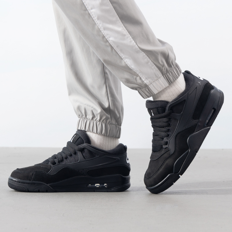 Nike耐克男子AIR JORDAN 4黑骑士运动缓震中帮篮球鞋FQ7939-004
