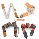 民族风情乌克丽丽小吉他琴带 尤克里里ukulele编织皮背带肩带赠钉