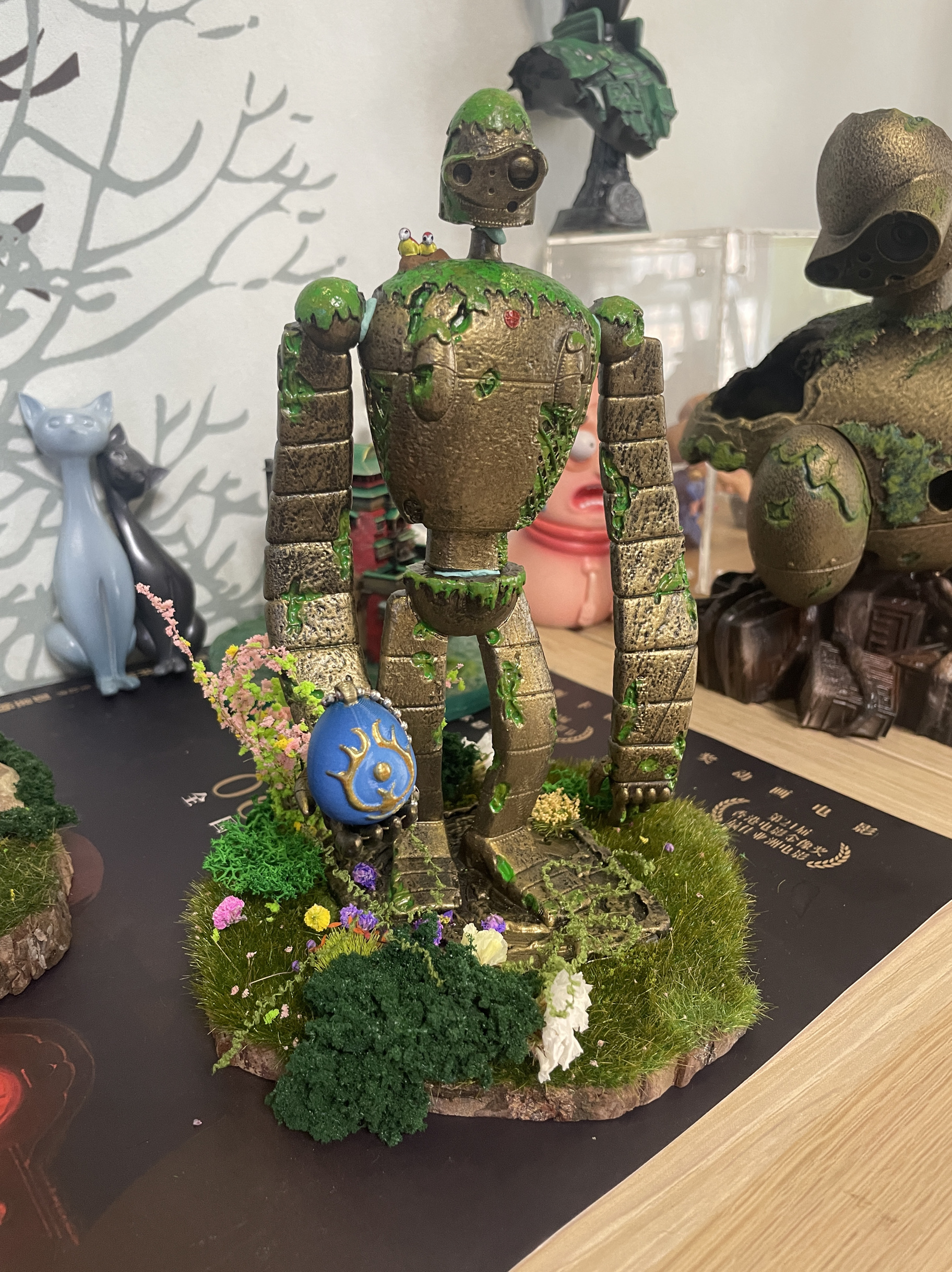 拉普达机器人手办 3d打印涂装成品18cm