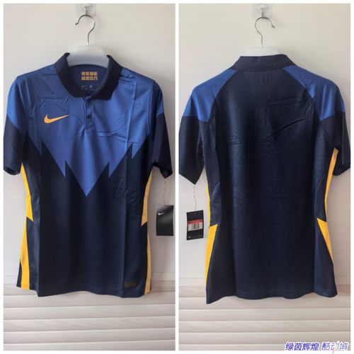 CU1611正品球员版NIKE耐克23金标足球服广州富力POLO客场短袖球衣