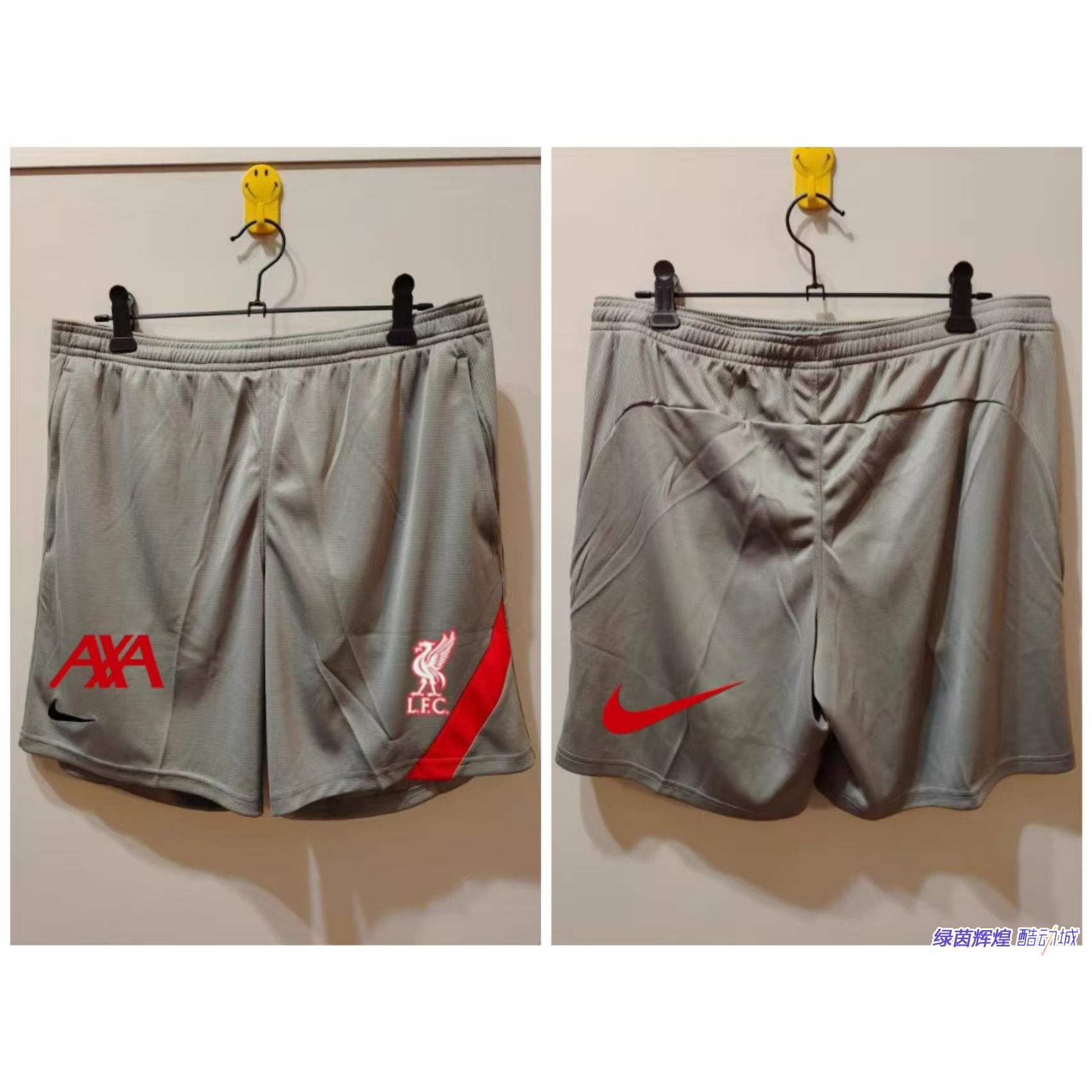 CU7770耐克NIKE正品DIY英超利物浦足球训练比赛运动跑步口袋短裤