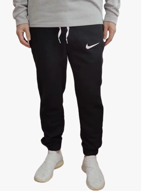 CW6908正品耐克NIKE加厚抓绒足球中超球员版冬季棉裤出行运动长裤