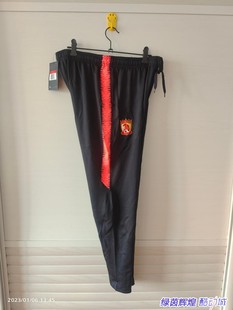 AJ8959-011正品NIKE耐克中超球员版胶条足球针织运动裤训练收腿裤