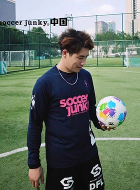 SJ25563足球狗soccer junky速干户外亲子高弹休闲潮牌长袖运动T恤