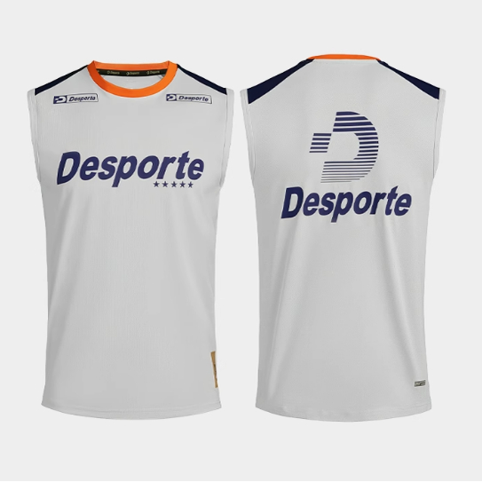 DC825807体士彪Desporte夏季速干足球服无袖训练运动上衣圆领背心