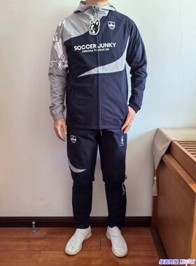 SJ24961运动潮牌SOCCERJUNKY足球狗梭织风衣夹克休闲套装SJ24962