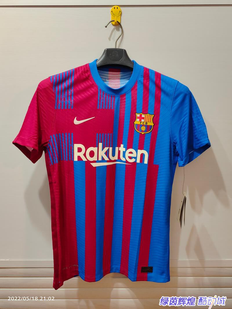 cv7847-428正品耐克21赛季巴萨短袖球衣巴塞罗那主场球员版比赛服