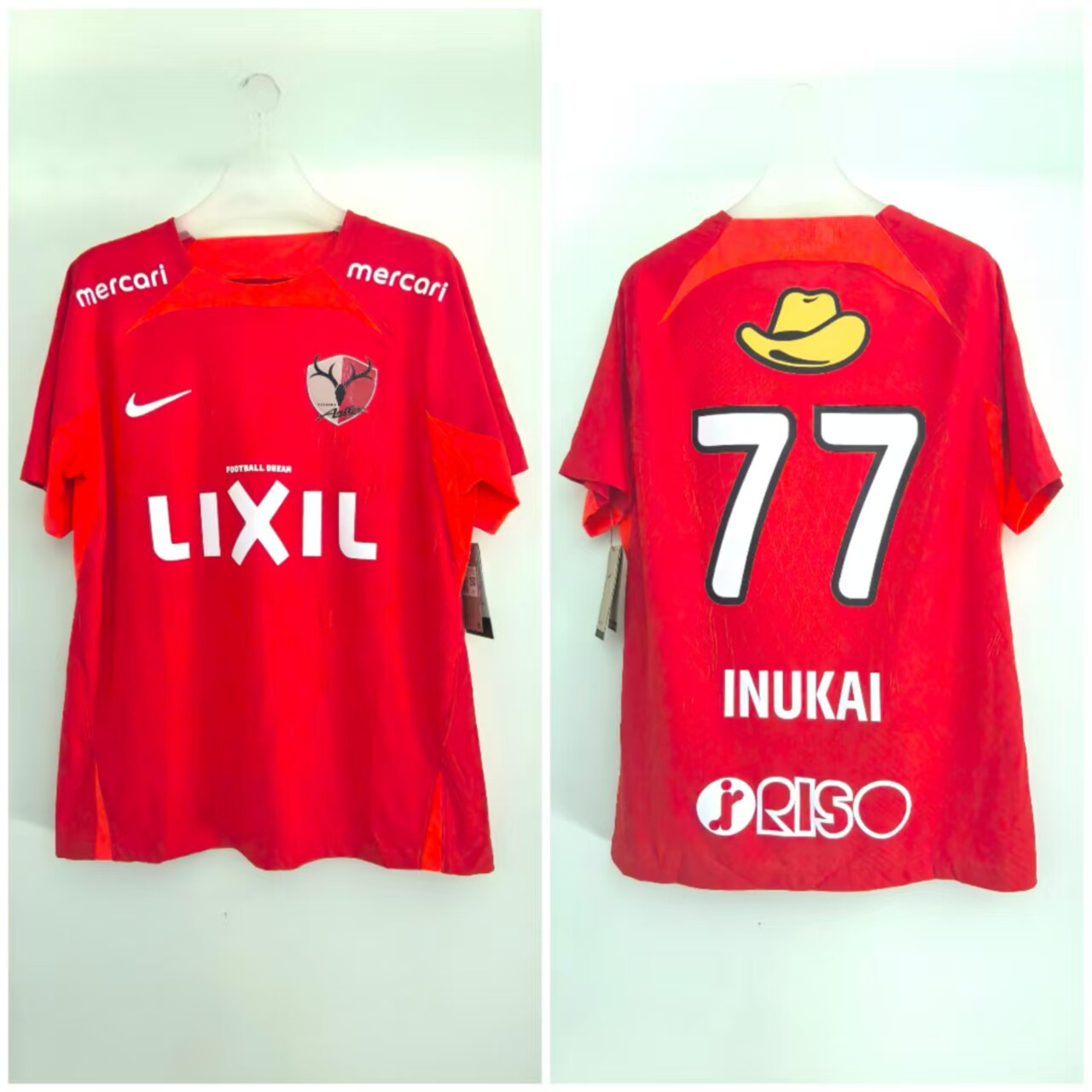 DR0668耐克NIKE ADV鹿岛鹿角DIY足球训练比赛服短袖运动T恤球衣