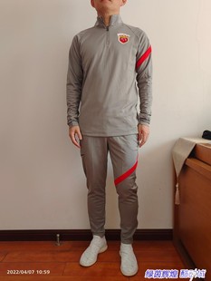 CT5761正品球员版NIKE足球训练中超上港半拉链卫衣运动套装CU7767