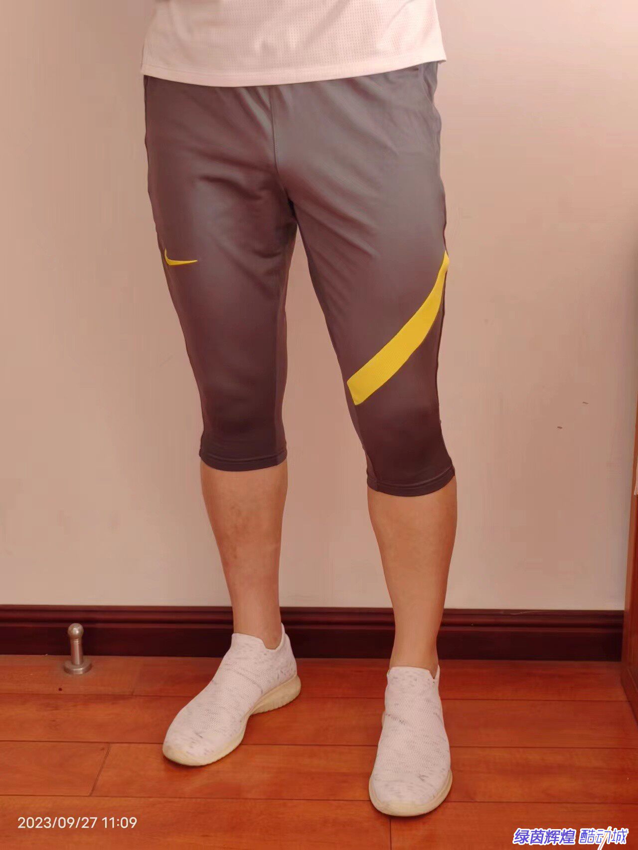 耐克男子足球训练七分裤运动