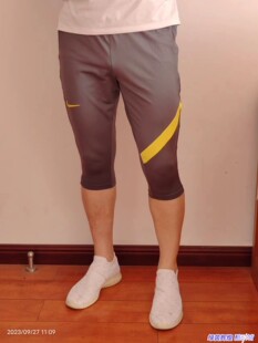 DB8710-068正品2021中超球员版耐克NIKE足球训练七分裤男运动中裤