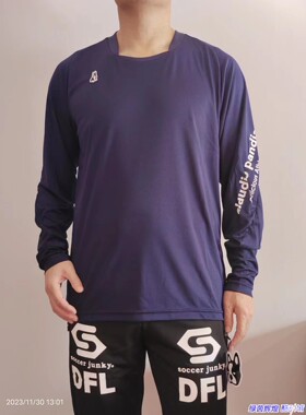 CP23D07运动潮牌足球狗soccer junky防晒透气速干T恤长袖训练上衣