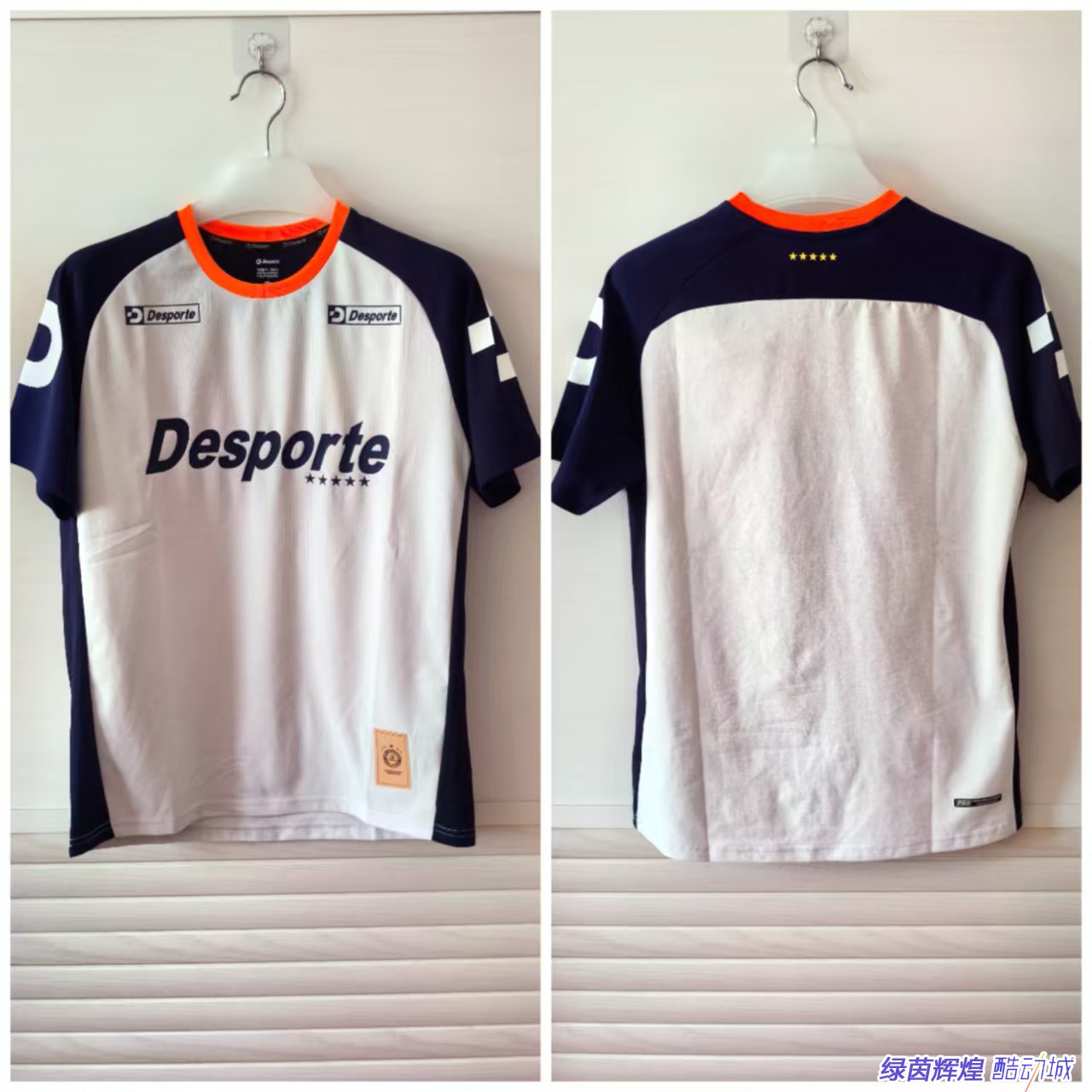 DC825806正品Desporte体士彪足球运动休闲速干T恤短袖训练服球衣