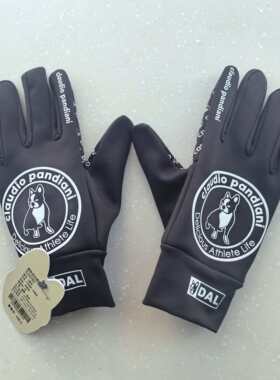 SJ25762潮牌SoccerJunky足球狗防滑触屏保暖抓绒加厚运动训练手套