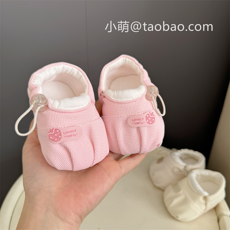 婴儿鞋春季6-12个月婴幼儿鞋软底护脚套鞋女宝0-1岁宝宝步前单鞋