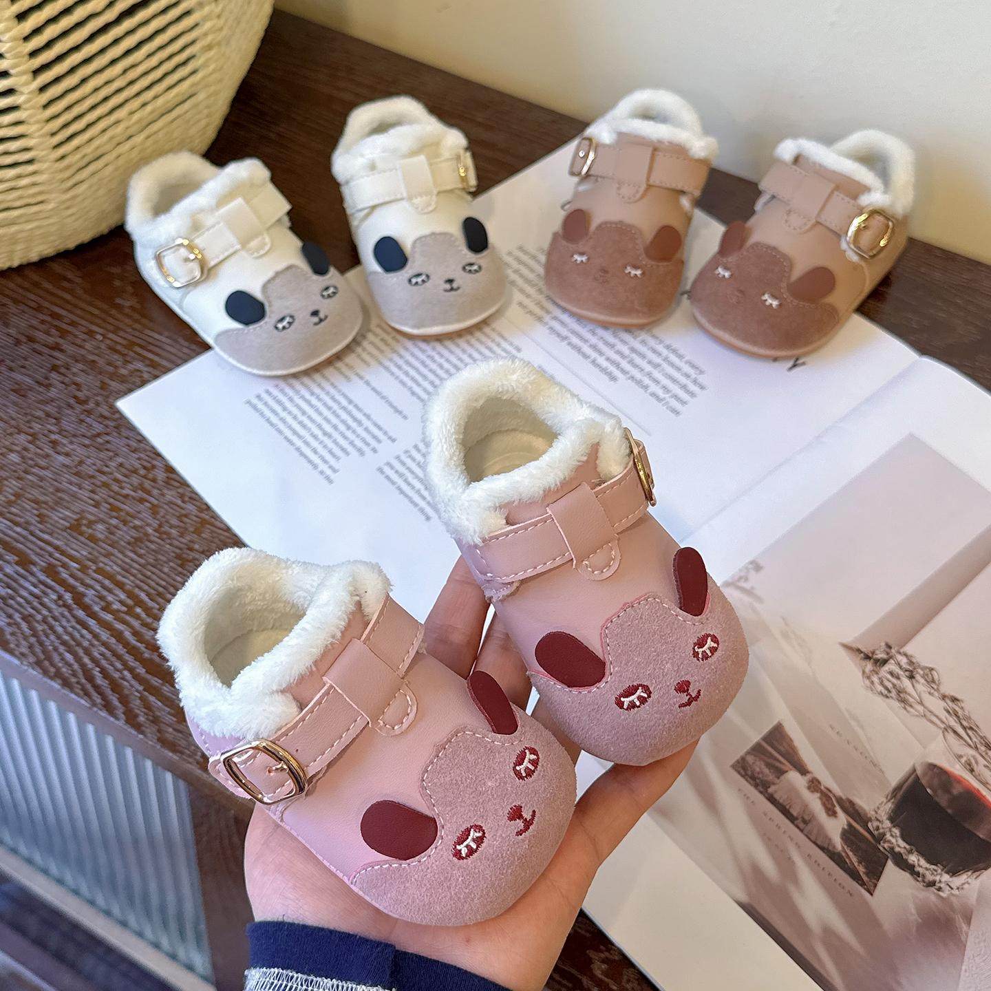 一岁男女宝宝冬季棉鞋加厚绒软底学步鞋婴儿鞋子可爱一脚蹬豆豆鞋,童鞋/婴儿鞋/亲子鞋,学步鞋,淘宝优惠券,粉丝福利购,淘宝优惠卷