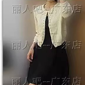 有小码 清仓外单甜美公主纯棉线钩花钉水钻长袖 亲子装 开衫 多色 短款