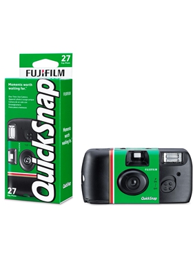 Fujifilm/QuickSnap富士1986一次性胶卷相机400度27张闪光灯26年
