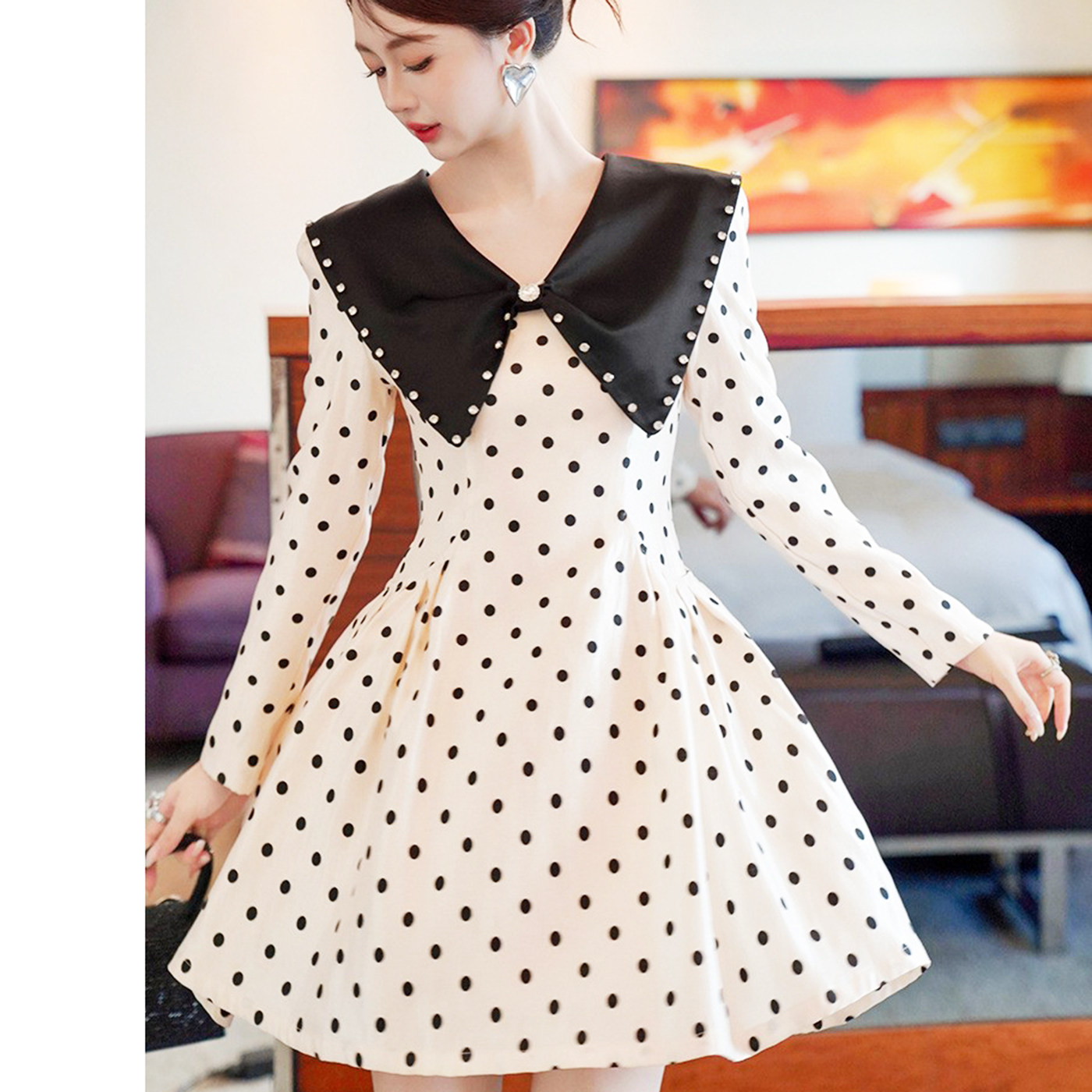 复古法式年轻宫廷知性气质仙女千金宫廷公主甜美减龄公主宴会礼服