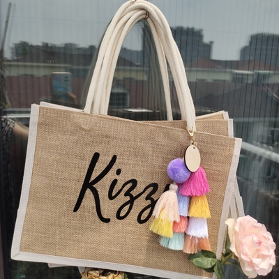 Custom bridesmaid gift bag定制名字伴娘礼品袋新娘单身派对包包