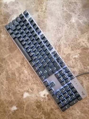 正品罗技K845机械键盘有线电竞游戏办公USB青轴单USB接口电脑专用