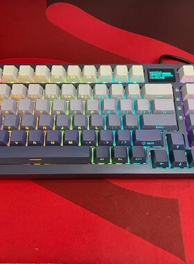 正品网吧款磁动力k980暮云紫线性麻将音RGB背光光轴电竞机械键盘