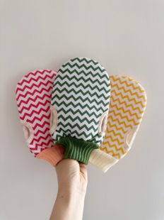 米乐家oce搓澡巾洗澡巾强力搓泥手套家用双面搓背神器女士搓灰布