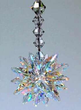 【新人0.01专享】太阳捕手晶体石挂件阳光捕捉器折射棱镜房间装饰