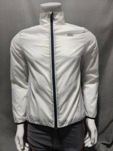 D322 INQ外单外贸透气骑行风衣白色骑行风衣